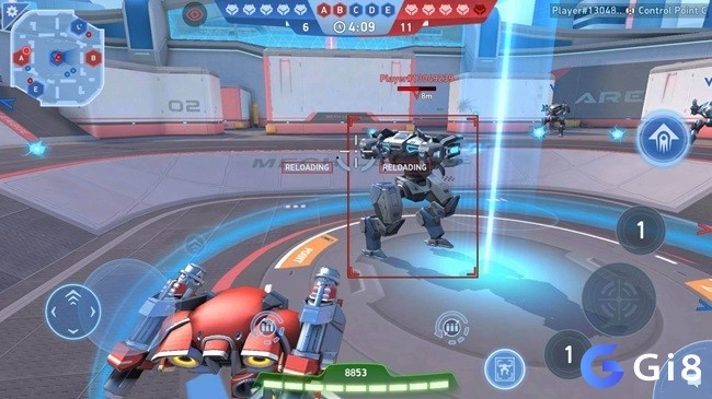 Đồ hoạ 3D chất lượng và sắc nét là điểm cộng lớn của Mech Arena