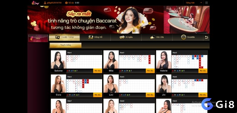 Sòng casino với những cô nàng dealer phục vụ tận tình