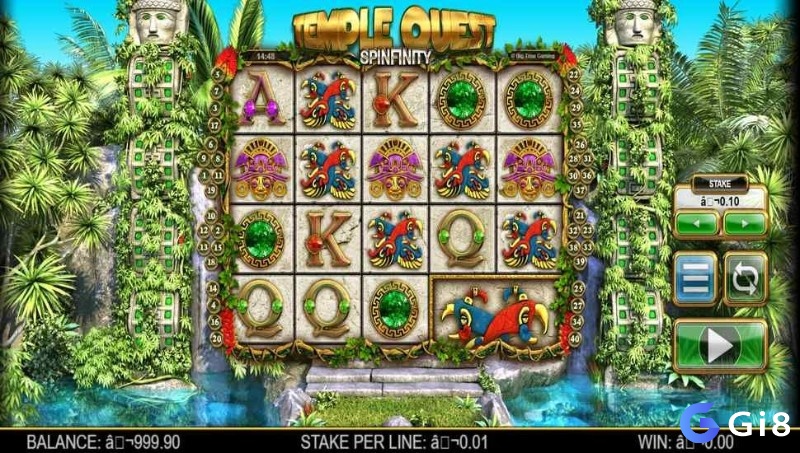 Temple Quest Spinfinity slot được phát hành bởi Big Time Gaming lấy bối cảnh về thung lũng rừng rậm